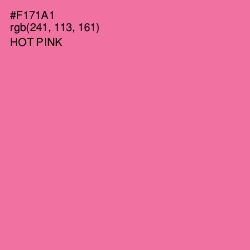 #F171A1 - Hot Pink Color Image